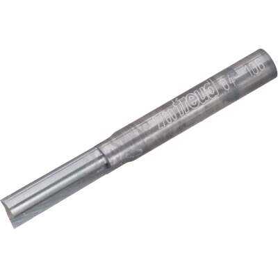 Freud Carbide Tip 1/4 In. Double Flute Straight Bit