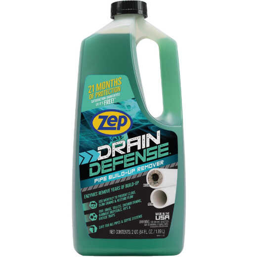 Zep 64 Oz. Liquid Drain Defense Drain Cleaner