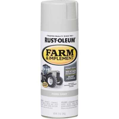 Rust-Oleum 12 Oz. Ford Gray Farm & Implement Spray Paint